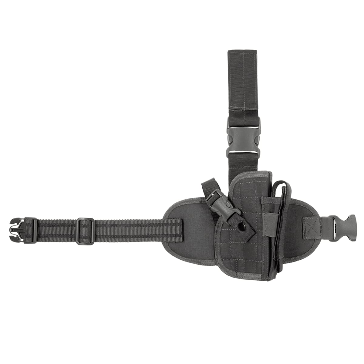 Invader Gear Drop Leg Panel Pistol Holster Right Handed Wolf Grey