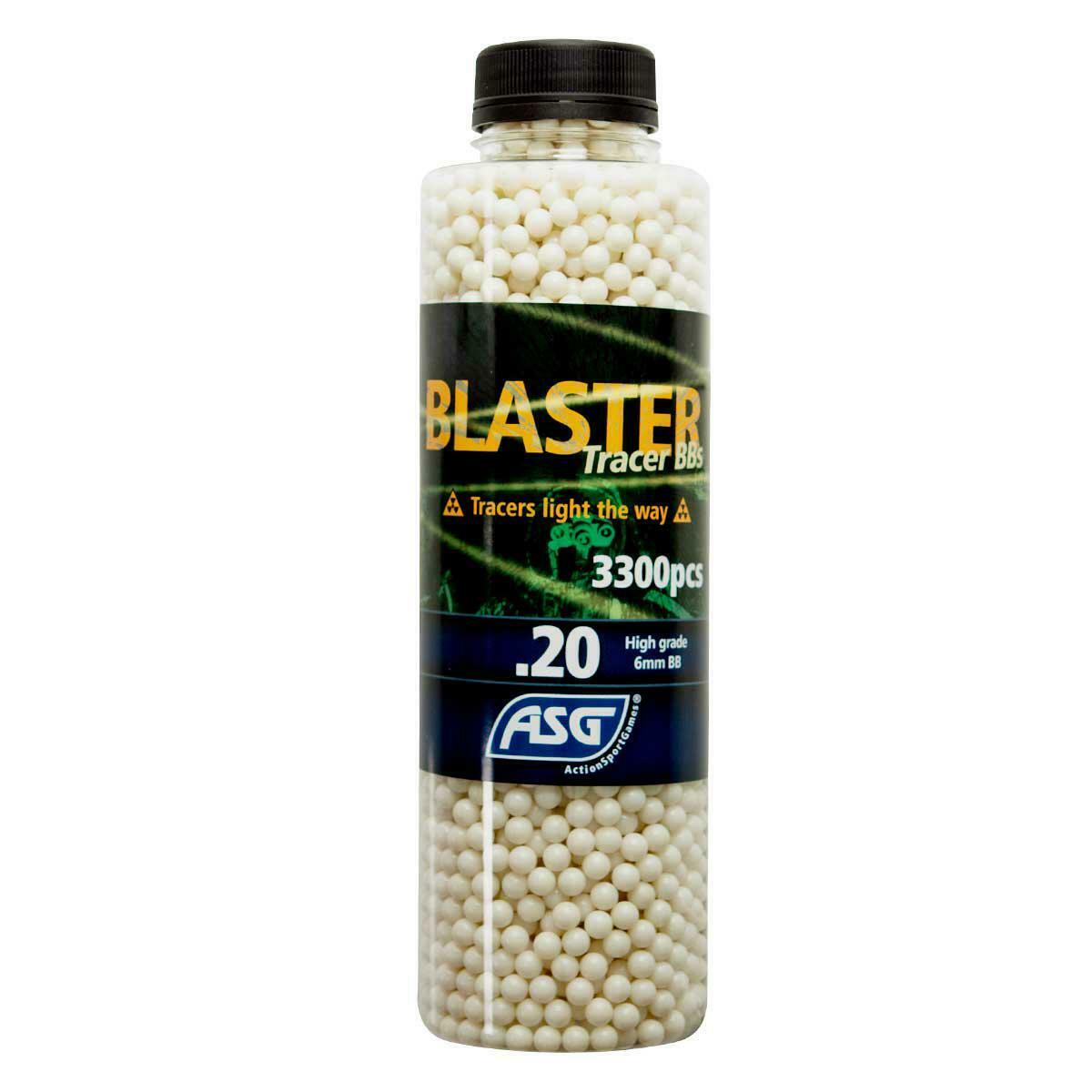 ASG Blaster Airsoft Green Tracer BB’s 0.2g 3300 1 Bottle