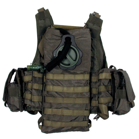 MFH Ranger Molle Assault Airsoft Vest Green