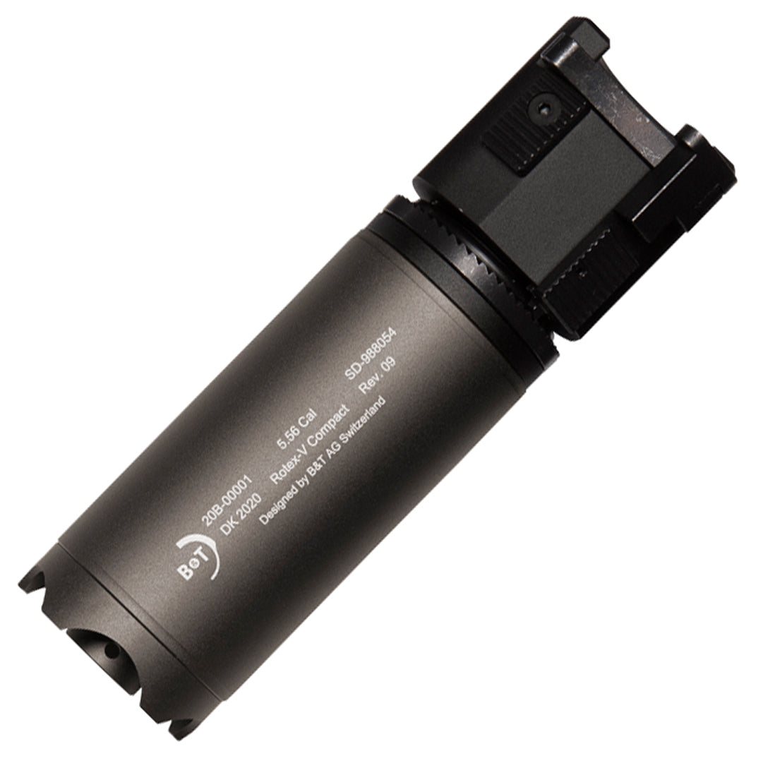 ASG B&T Rotex-V Barrel Extension Mock Suppressor Compact 130mm Grey
