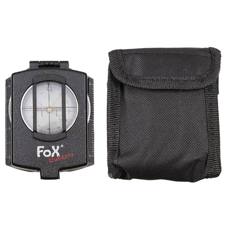 Fox Outdoor Precision Metal Body Compass Black