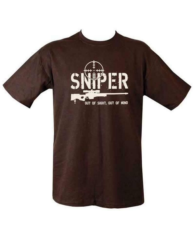 Kombat Adults Sniper T-Shirt Black