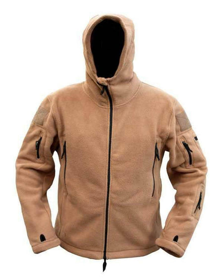 Kombat Mens Recon Hoodie Fleece Coyote