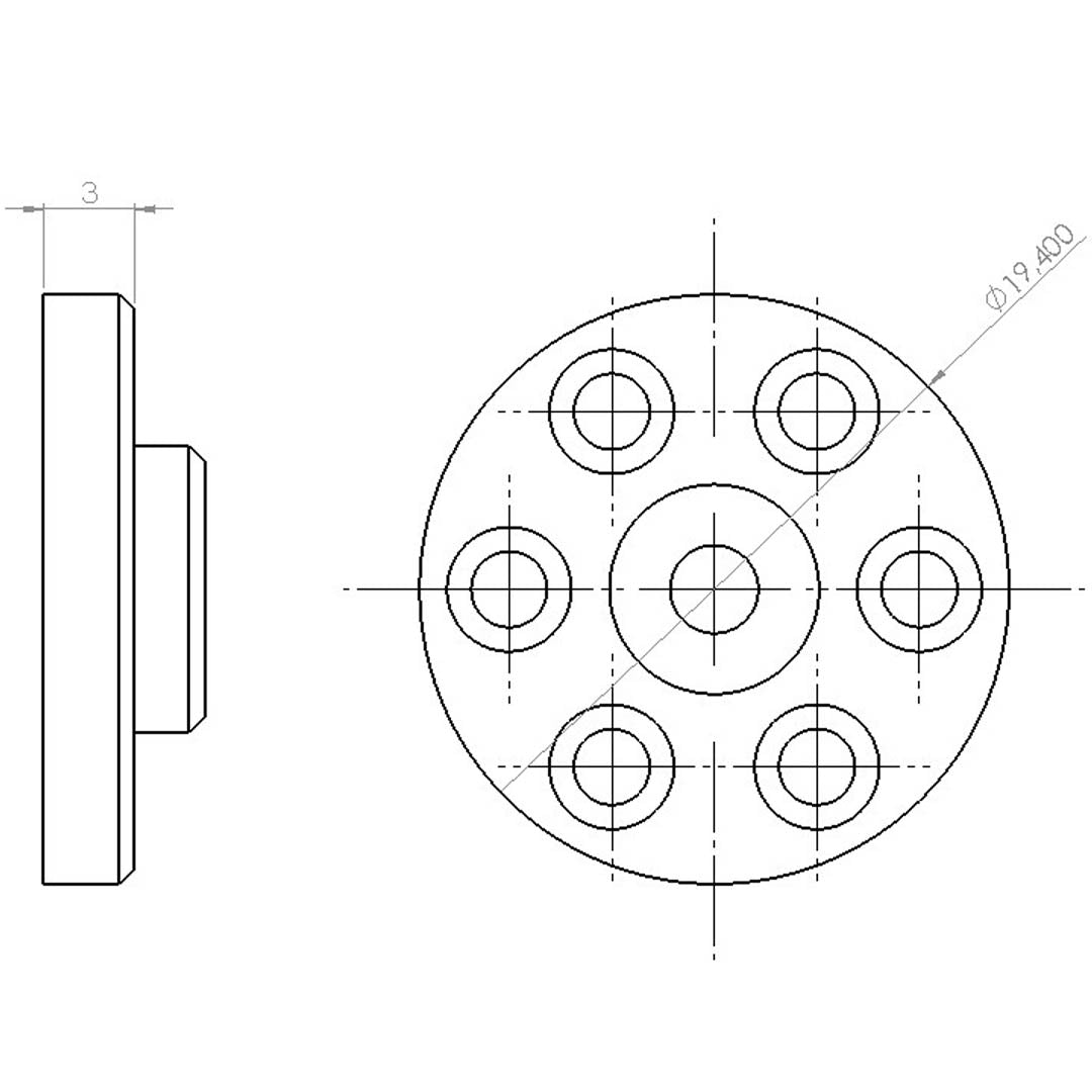 Airsoft Pro Spare Rubber Pad For Sniper Rifles Pistons 19.4mm