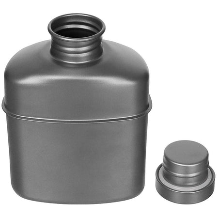 Fox Outdoors Titanium Water Bottle Canteen 1Ltr With Pouch
