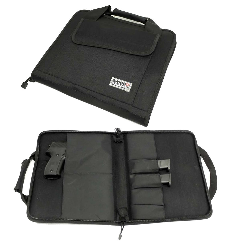 Swiss Arms Double Pistol Carry Case Black 