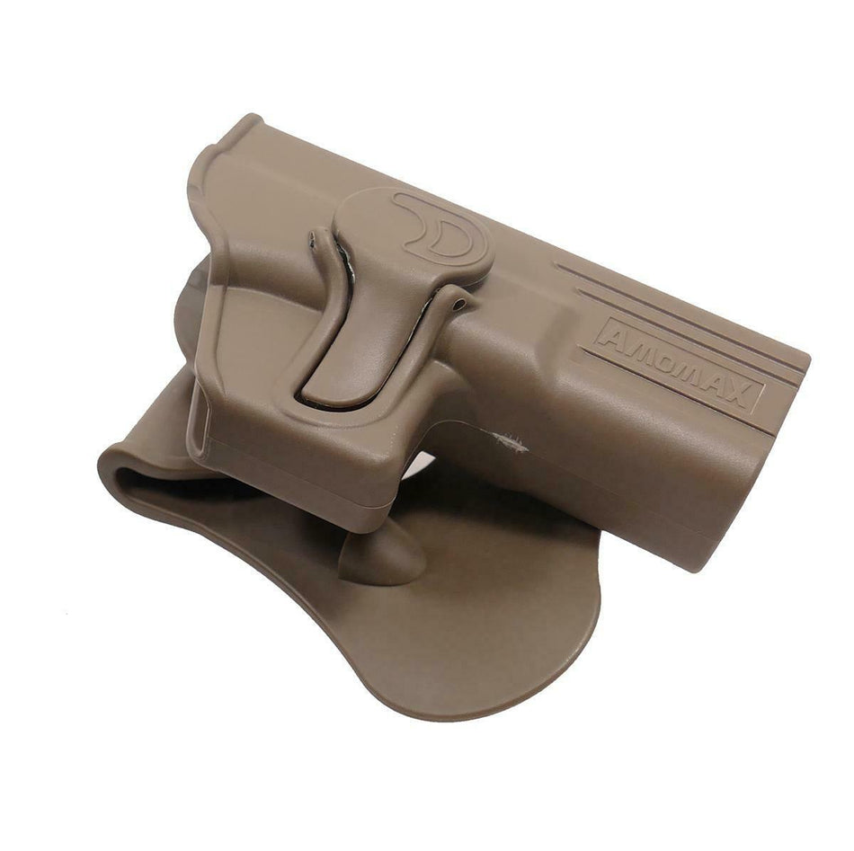 Amomax Retention Holster Glock 19/23/32 R/H FDE 