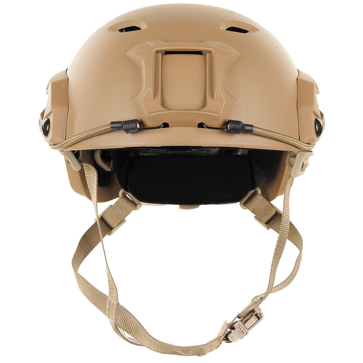 MFH FAST Airsoft Helmet Paratroopers Style Rails Lightweight ABS Coyote