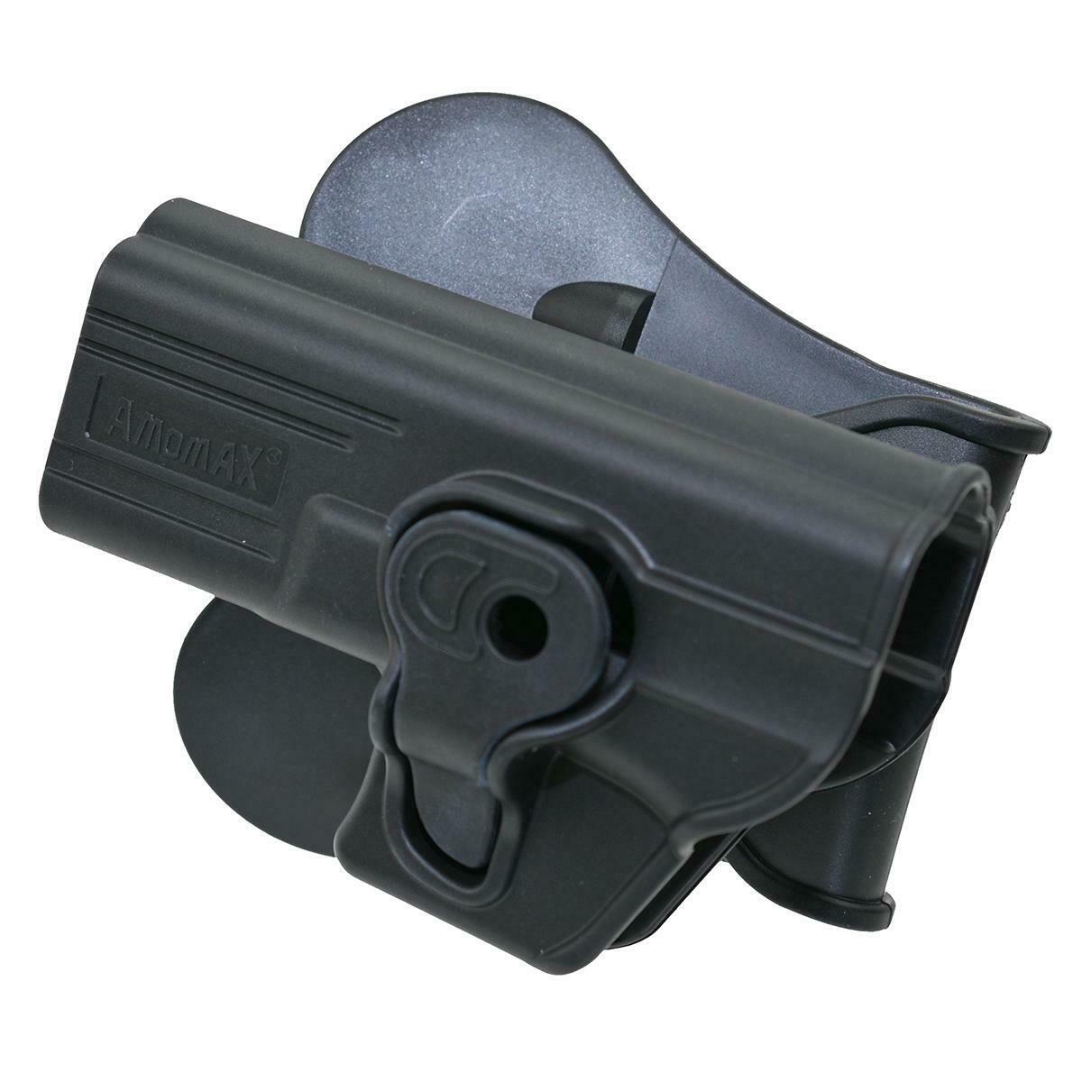 Amomax Retention Holster G-Series 17/22/31 Black L/H