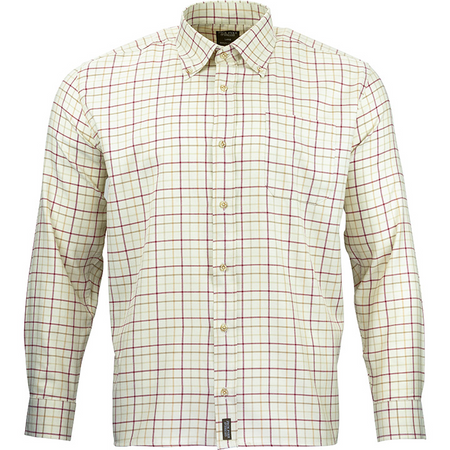 Jack Pyke Countryman Mens Casual Check Shirt Burgundy