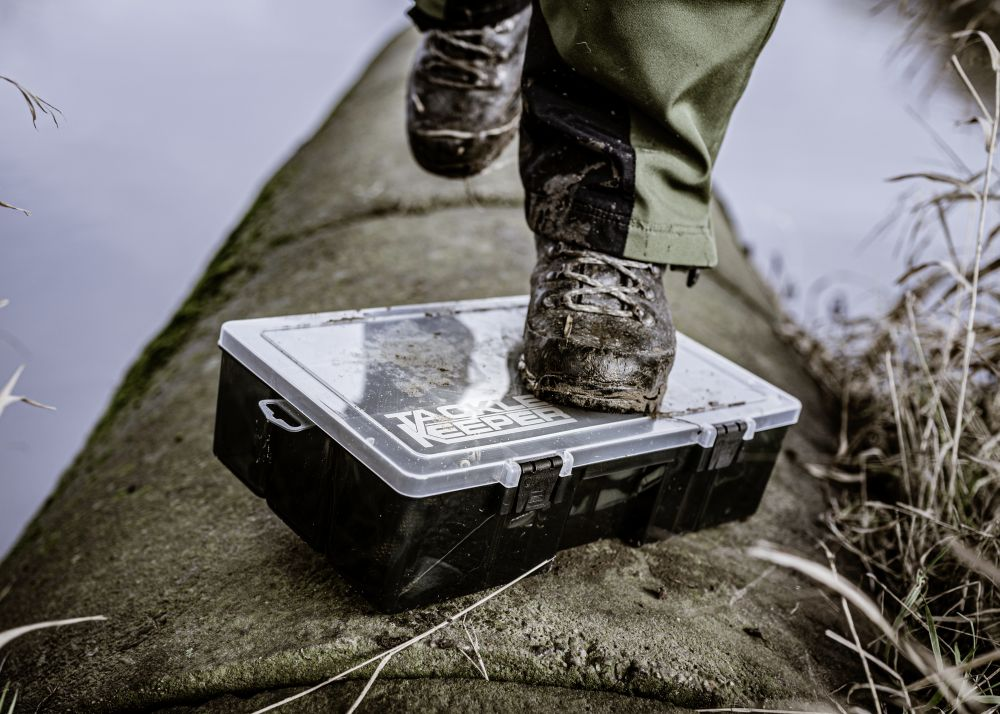 Quantum Tackle Keeper Deep Box Fishing Tackle Storage 28 X 17 X 10cm