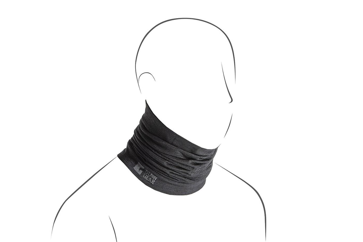 Claw Gear Merino Seamless Neck Gaiter Snood Black
