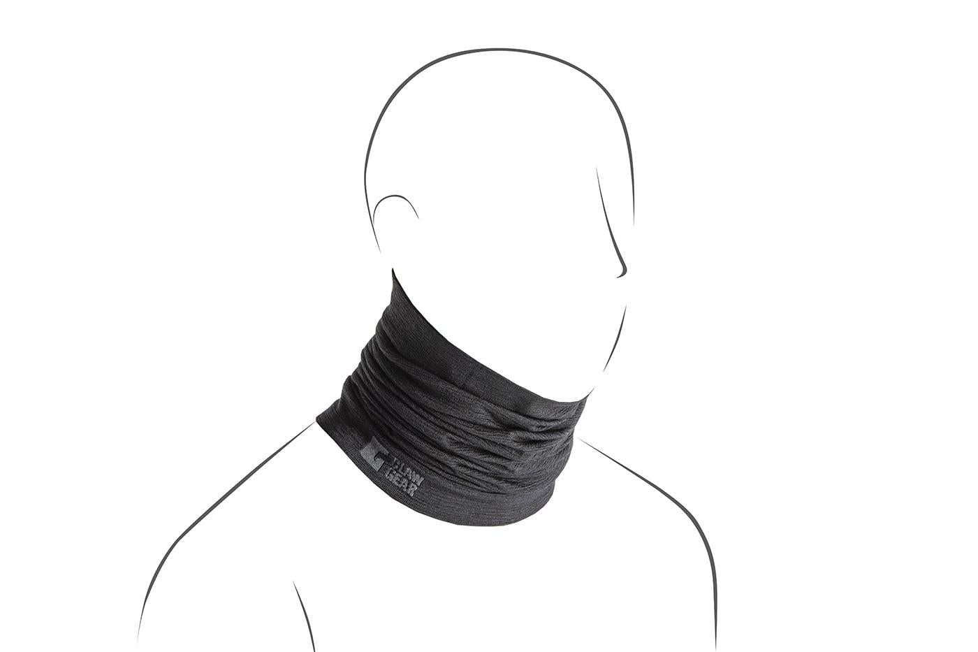 Claw Gear Merino Seamless Neck Gaiter Snood Black