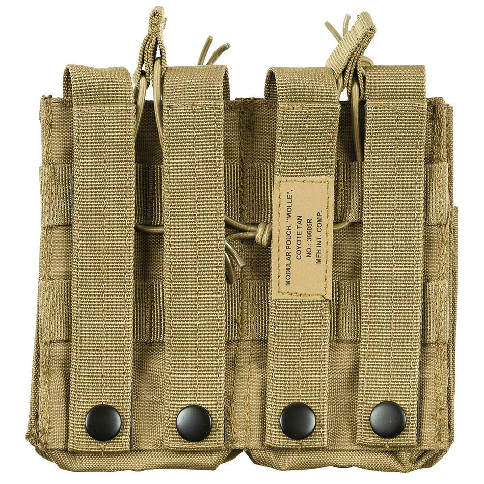 MFH Quad Airsoft Magazine Pouch Molle Coyote