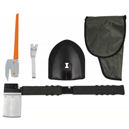 MFH SOS Multifunction Rescue Set Spade AXE Saw Crowbar