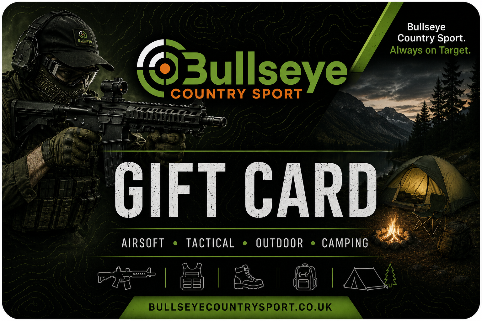 Bullseye Country Sport Gift Card