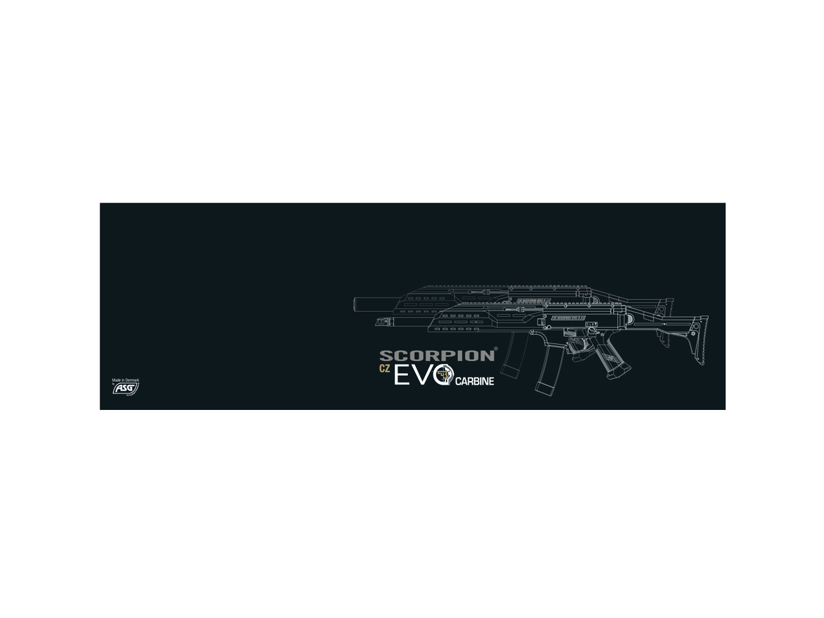 ASG CZ Scorpion EVO 3A1 B.E.T Carbine Rifle Black 2020 Model