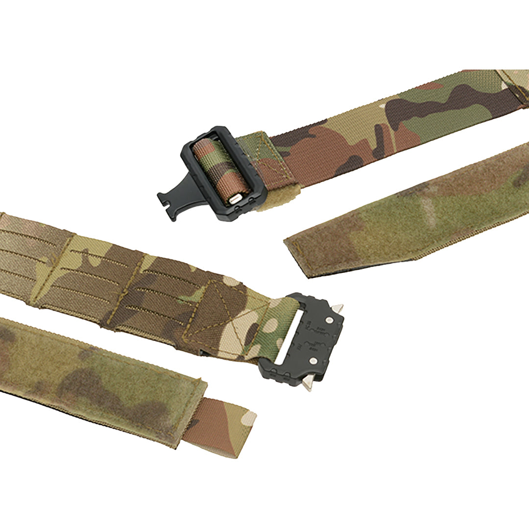 8 Fields Laser Cut Molle Tactical Duty Range Belt QR CP Multicamo