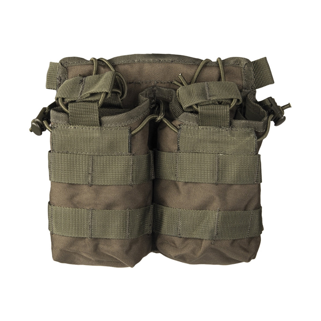 Mil-Tec Double Magazine Pouch OD Olive Green
