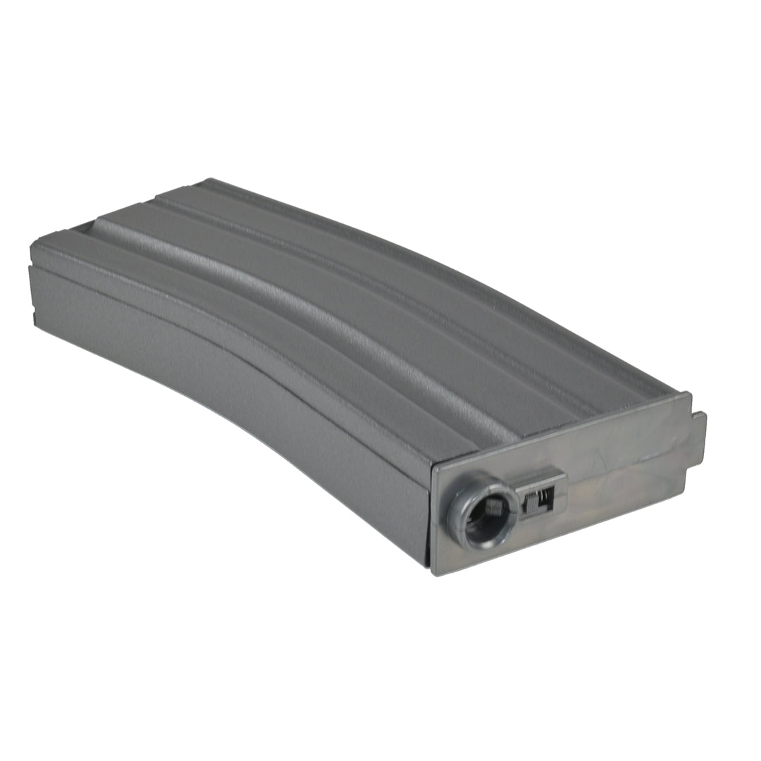 E&C Airsoft Magazine M-Series Metal Mid Cap 160rd Grey