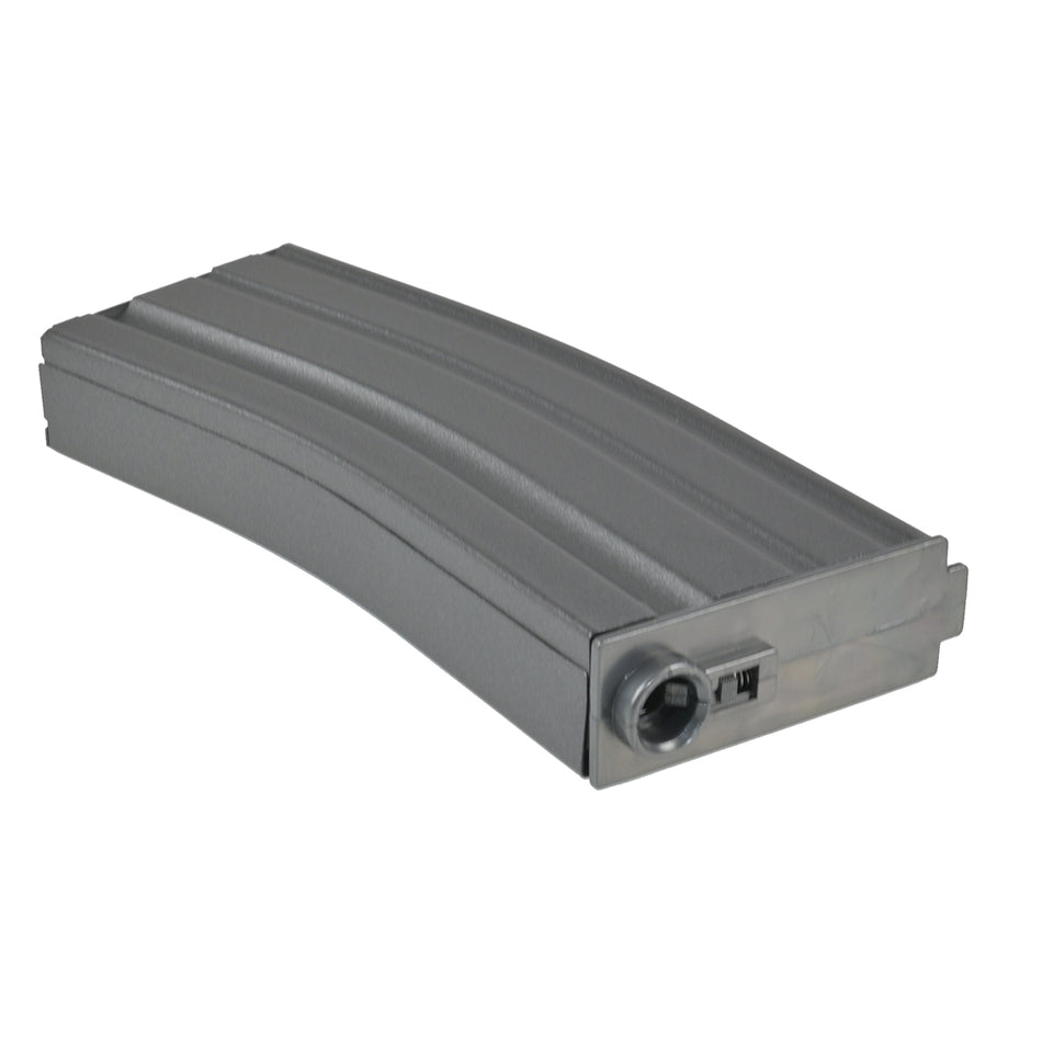 E&C Airsoft Magazine M-Series Metal Mid Cap 160rd Grey