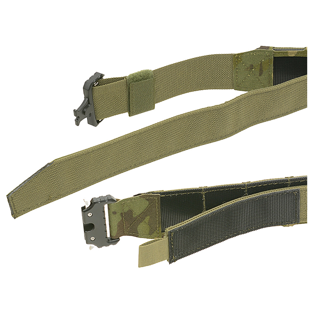 8 Fields Laser Cut Molle Tactical Duty Range Belt QR CP Tropic