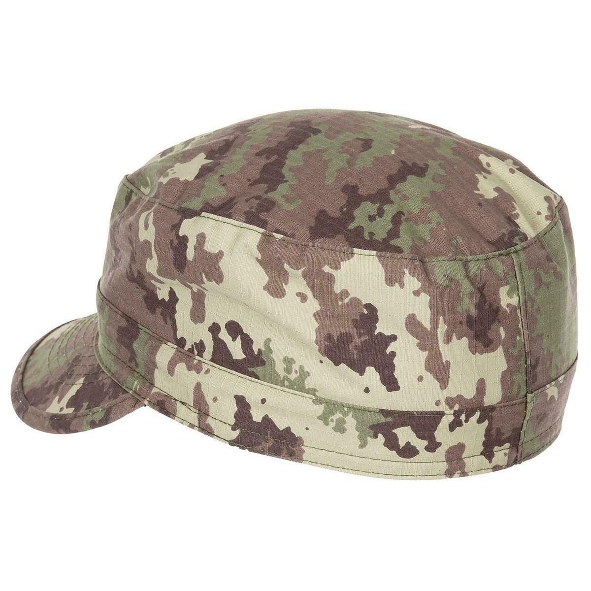MFH US Army Field Cap Hat Rip Stop Vegetato Camo