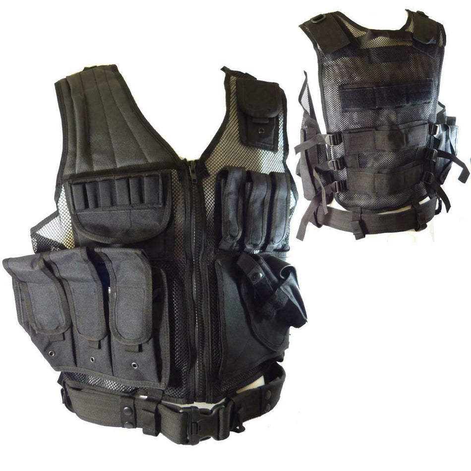 Swiss Arms Light Weight Quick Draw Vest Black