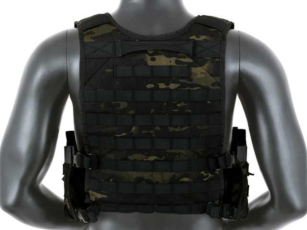 8 Fields Rifleman Molle Chest Rig Harness Vest Multi Black