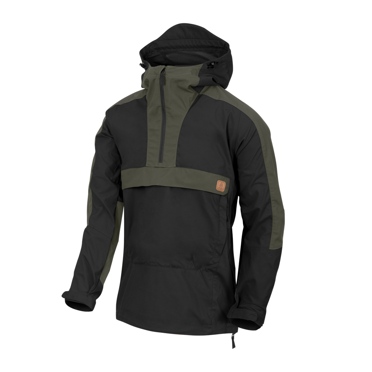 Helikon Woodsman Anorak Jacket Black / Taiga Green