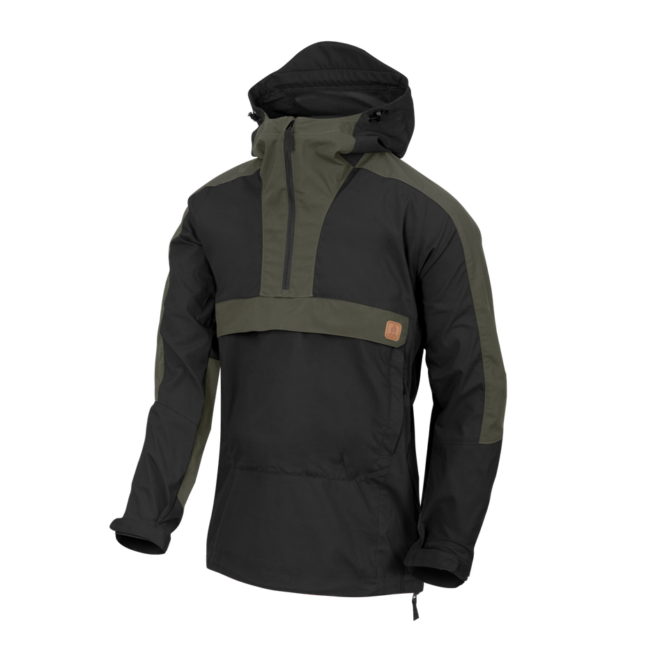 Helikon Woodsman Anorak Jacket Black / Taiga Green
