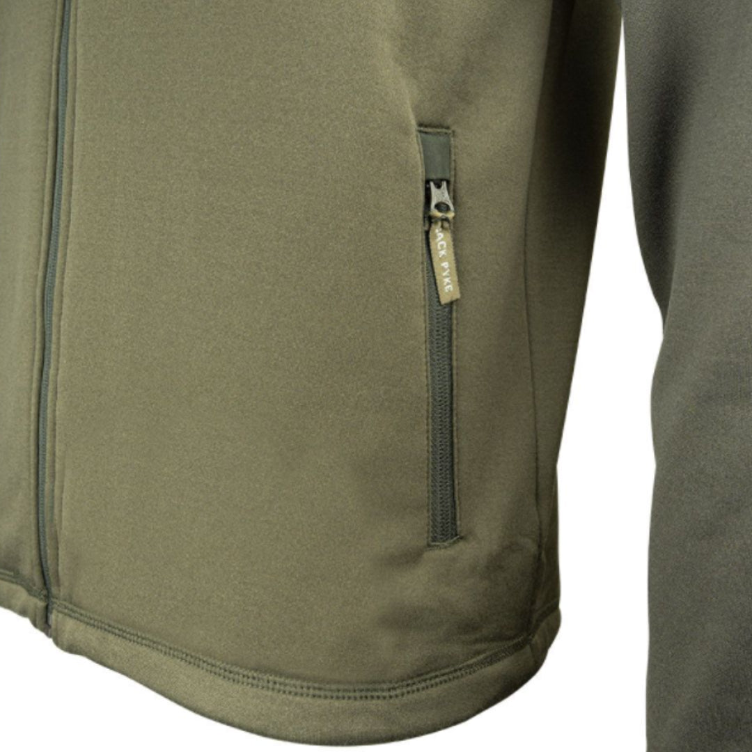 Jack Pyke Ashcombe Technical Fleece Jacket Green 