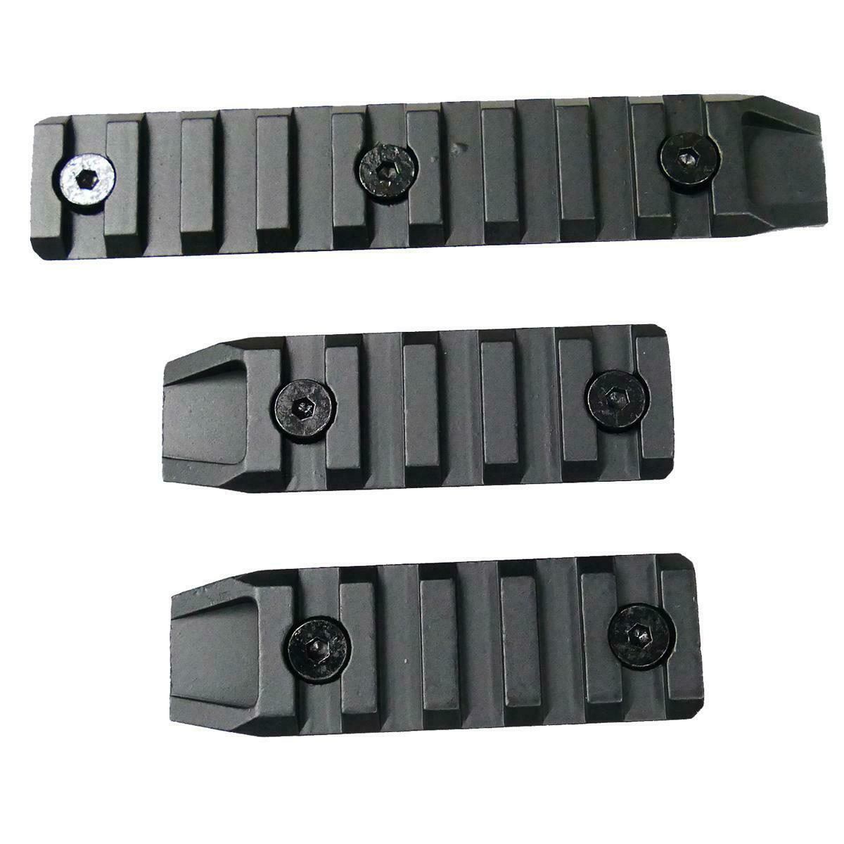 ASG Airsoft Rifle Keymod Rail Set 3 Piece Black