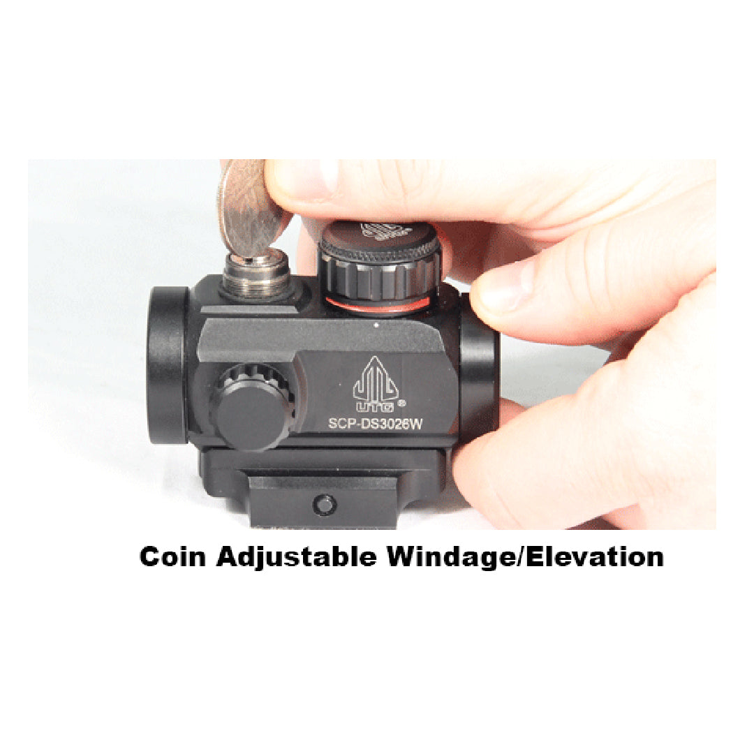 Leapers UTG 2.6" ITA Red / Green CQB Micro Dot Scope with Integral QD Mount