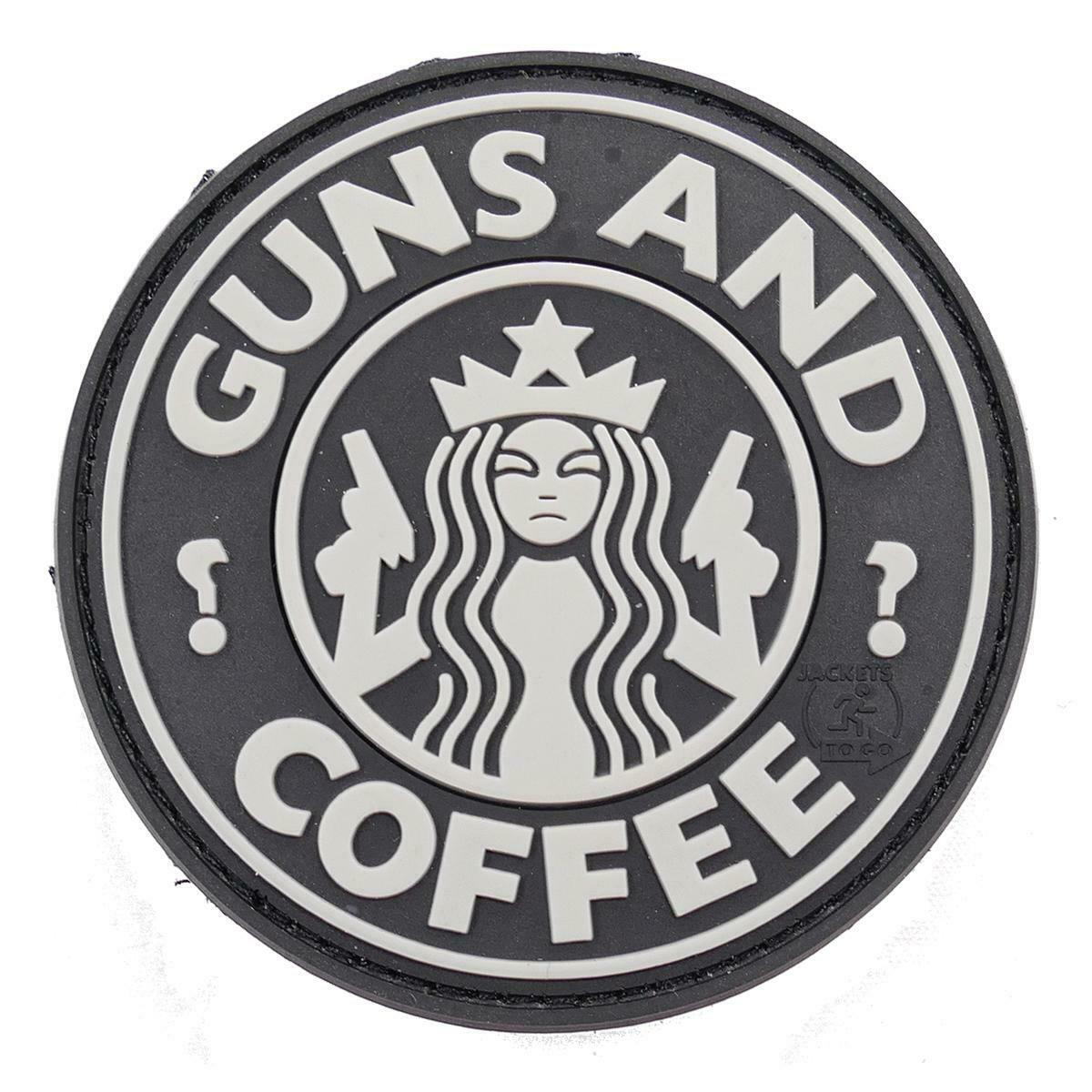 PVC Guns & Coffee Airsoft Patch SWAT 