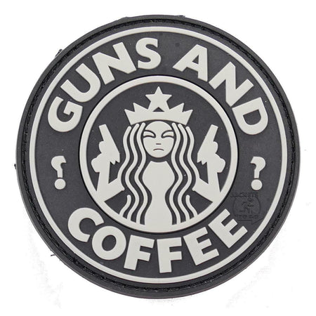 PVC Guns & Coffee Airsoft Patch SWAT 