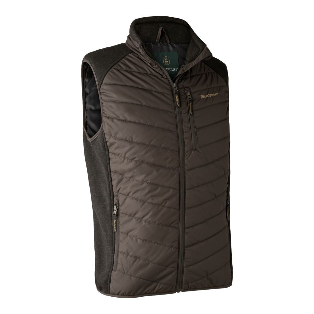 Deerhunter Moor Padded Waistcoat Body Warmer Brown Leaf