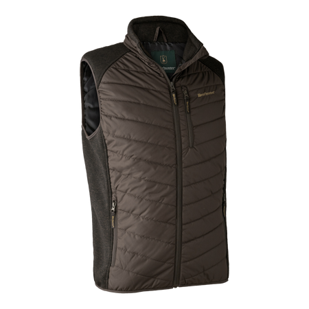 Deerhunter Moor Padded Waistcoat Body Warmer Brown Leaf
