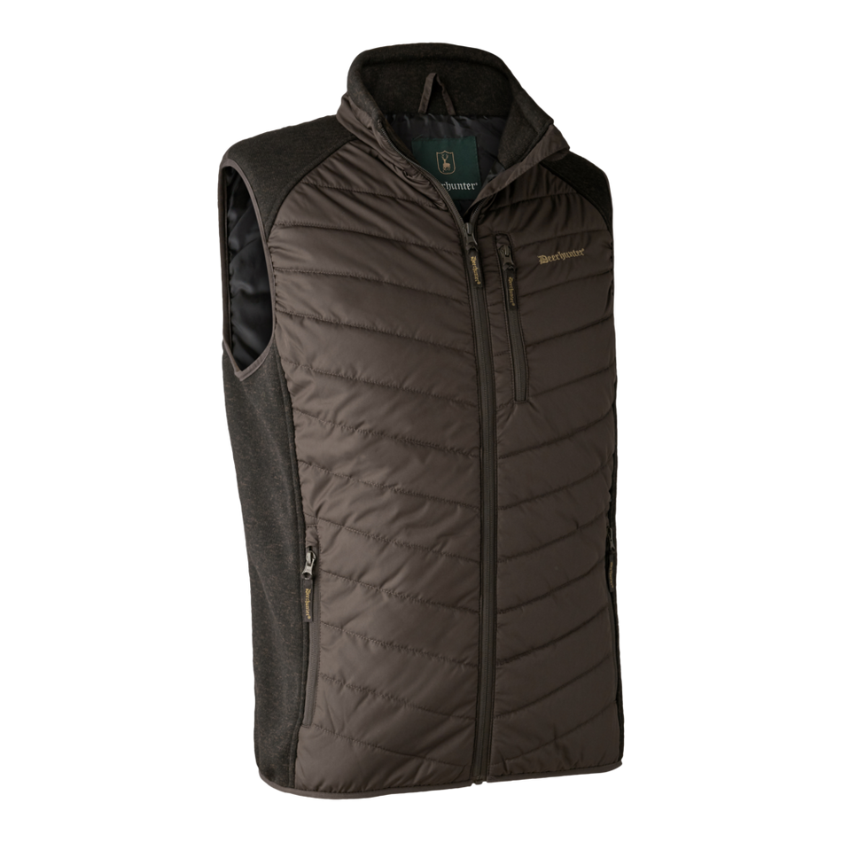 Deerhunter Moor Padded Waistcoat Body Warmer Brown Leaf