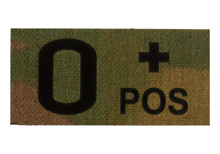 Claw Gear IR Blood Group Patch Multicam 
