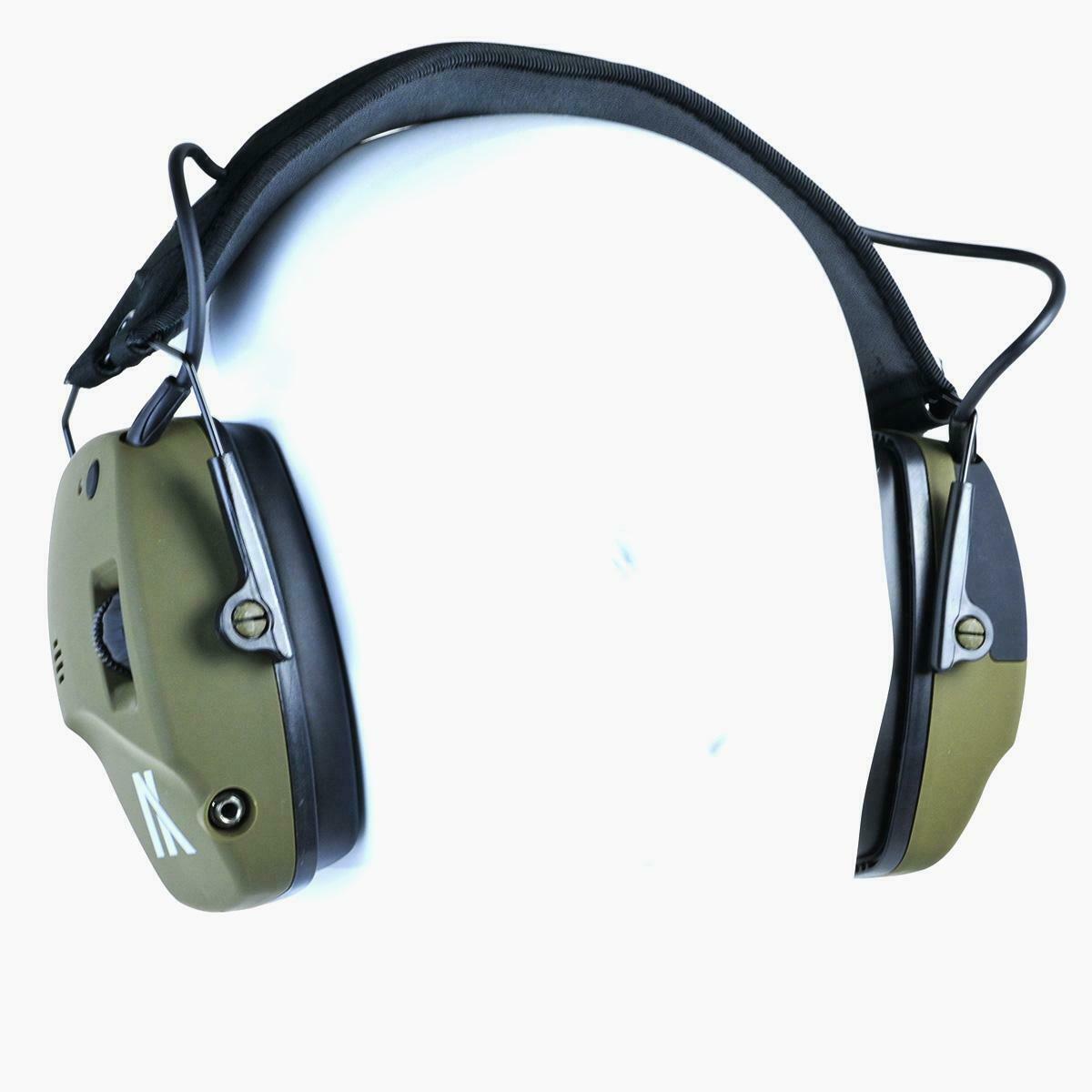 SportEar TRACKR Blue Tooth Tactical Ear Muffs Green