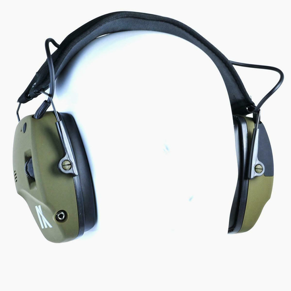 SportEar TRACKR Blue Tooth Tactical Ear Muffs Green