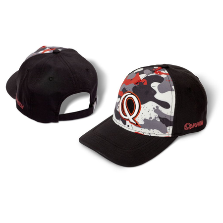 Quantum Logo Q-Cap Black & Camo Fishing Baseball Hat