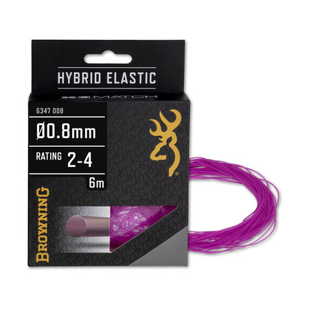 Browning Carp Pole Fishing Hybrid Elastic 0.8mm R2-4 6m Pink X6