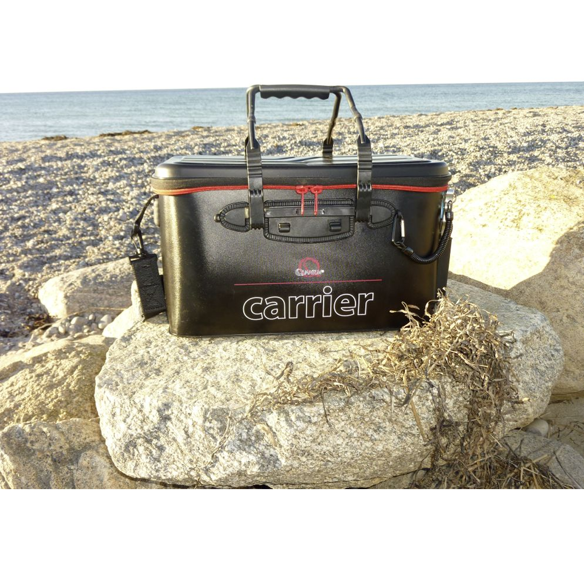 Quantum Q-Carrier 40cm Tackle Fishing Storage Bag Black EVA Holdall