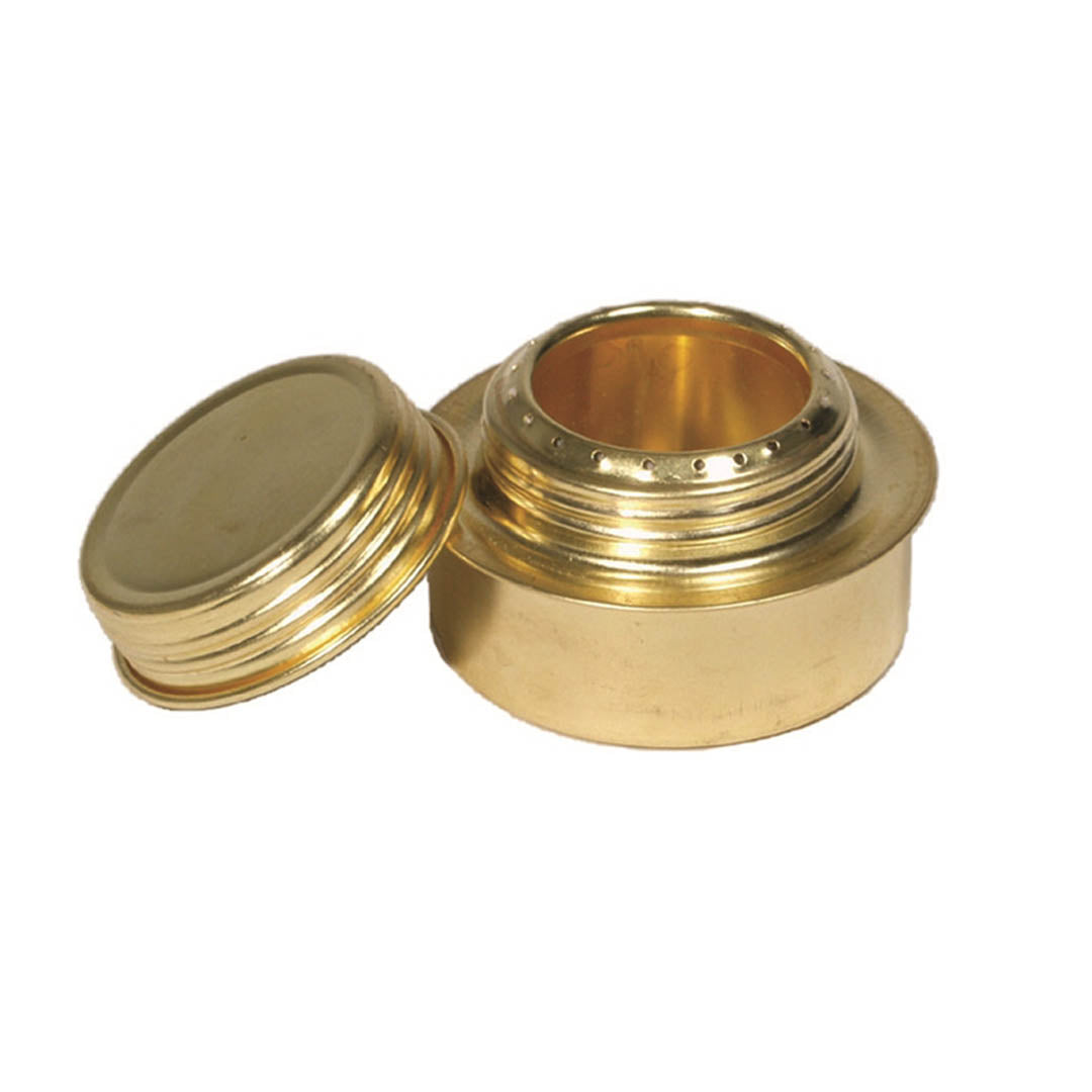 Mil-Tec Outdoors Camping Spirit Cooking Stove Pot Can Brass