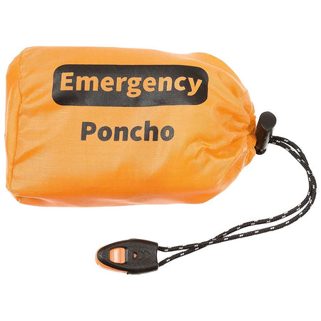 MFH Emergency Thermal Foil Poncho Orange 