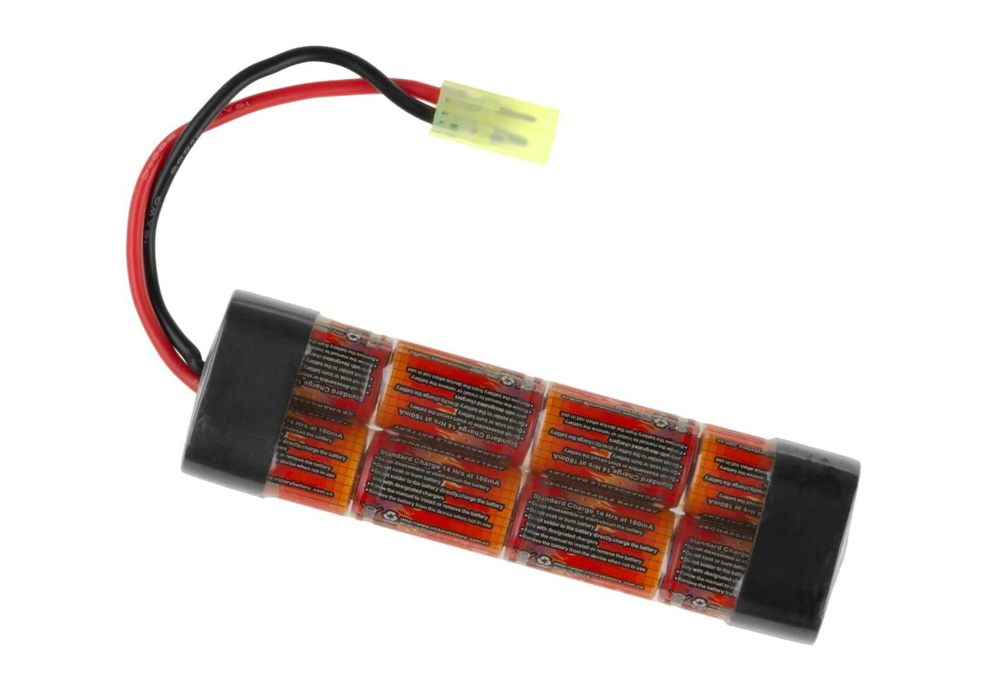 VB Power NiMh 9.6v 1600mAh Mini Taymia Block Battery