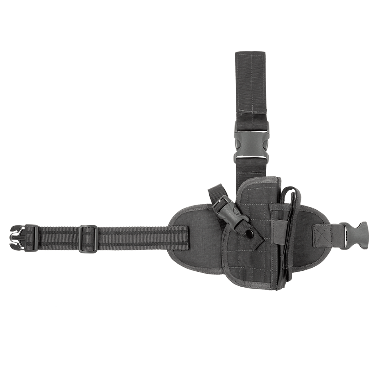 Invader Gear Drop Leg Panel Pistol Holster Right Handed Wolf Grey