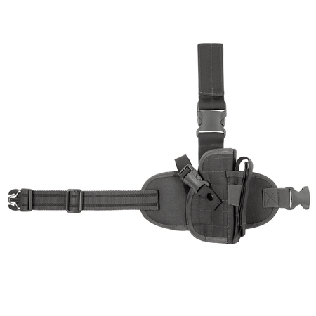 Invader Gear Drop Leg Panel Pistol Holster Right Handed Wolf Grey